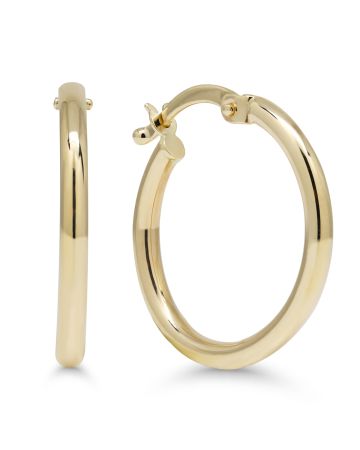 Gold Ohrringe 19mm  E-6042