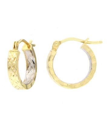 Gold Ohrringe E3RT-10-D3-D4-D3 YW