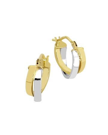 Kultaiset rengaskorvakorut EBRP064YW