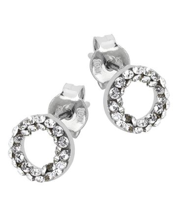 Weißes Goldiset Ohrringe EF002