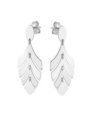 Hopeiset korvakorut F202502-RH