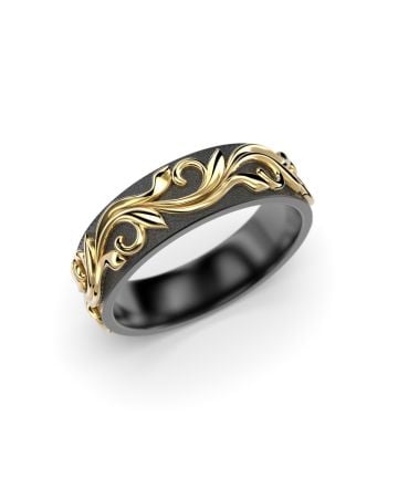 Festive Feeniks Nox 6 mm Ring FM60-KM