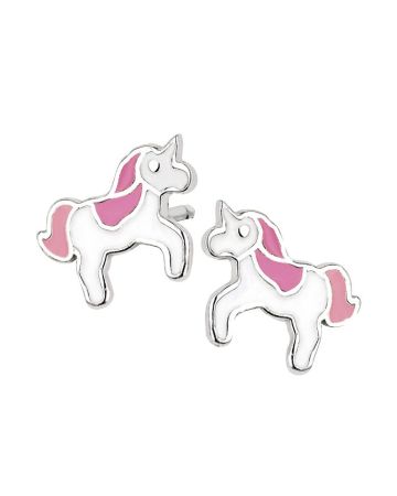 Hopeiset tappikorvakorut, yksisarvinen G81255E RHY1