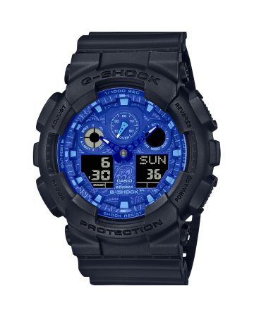 Casio G-Shock Blue Paisley Limited Edition GA-100BP-1AER
