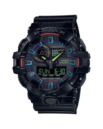 Casio G-Shock Virtual Rainbow Series GA-700RGB-1AER
