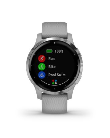 Garmin Vivoactive 4S Powder Gray / Silver 010-02172-02-1