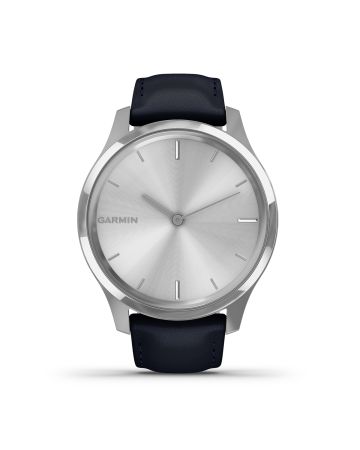 Garmin Vivomove Luxe Premium Silver-Blue 010-02241-00
