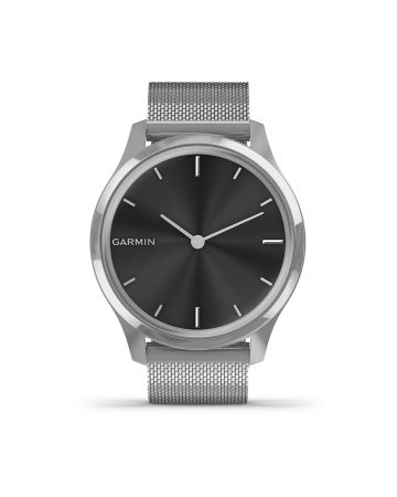 Garmin Vivomove Luxe Premium Silver-Black 010-02241-03