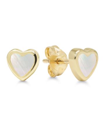 Gold HerzOhrringe GE-2445-5H