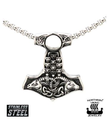 Northern Viking Jewelry Goat Thorin Vasara -kaulakoru 50 cm NVJRS084