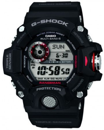 Casio G-Shock Rangeman Solar -rannekello GW-9400-1ER-1