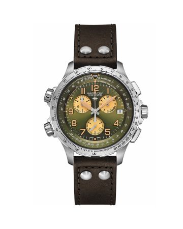 Hamilton Khaki X-Wind GMT Chrono Quartz H77932560