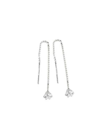 Hopeiset ketjukorvakorut H 462 KIRKAS