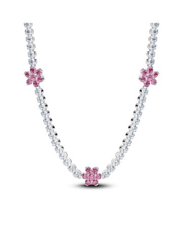 Pandora Pink Flower Tennis kaulakoru 394561C01-40
