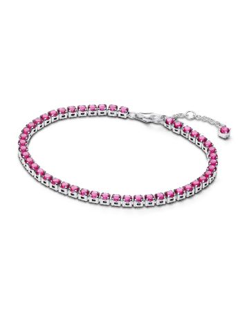 Pandora Sparkling Pink Tennis Armband 18 cm  591469C04