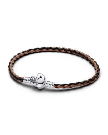 Pandora Moments Braided Leather Disney The Lion King Clasp rannekoru 20,5 cm  593361C01-S3