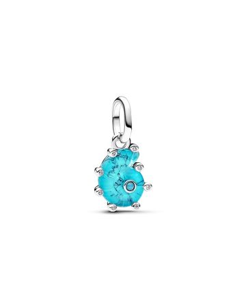 Pandora Blue Murano Glass Sea Snail Dangle Charm hela 793900C01