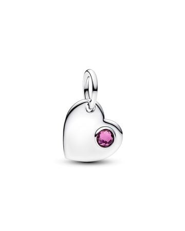 Pandora Engravable February Heart Dangle Charme 794295C02