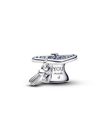 Pandora Sparkling Blue 2026 Graduation Cap berlock 794461C01