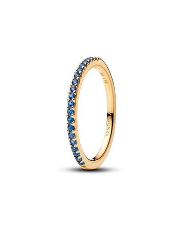 Pandora Sparkling Blue Half-Eternity Band Ring 162999C02
