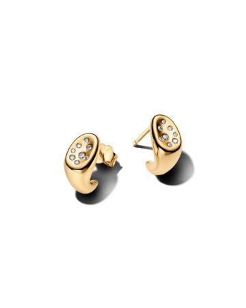 Pandora Organically Shaped Stone-Set Stud Ohrringe 264661C01