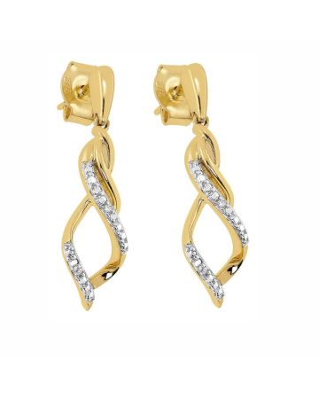 Gold Diamanten Ohrringe IGE-15238-001