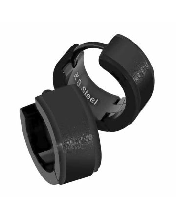 Mustat teräskorvakorut 13 mm INER24B-1