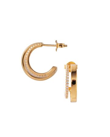 Kullatut hopeakorvakorut 16x5 mm JD27913/7YG