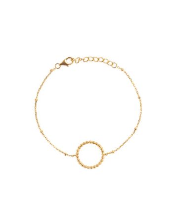 Hopeinen rannekoru / kullattu JD28010/2YG