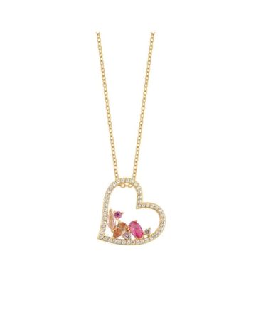 Silverhalsband, förgyllt JD29237/16YG