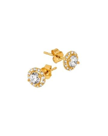 Goldohrringe JE24076-CZ
