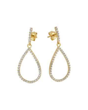 Gold Ohrringe JE54339-CZ