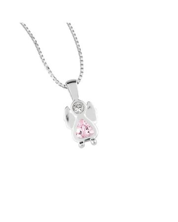 Hopeinen kaulakoru, enkeli JN-130606 MIX-1