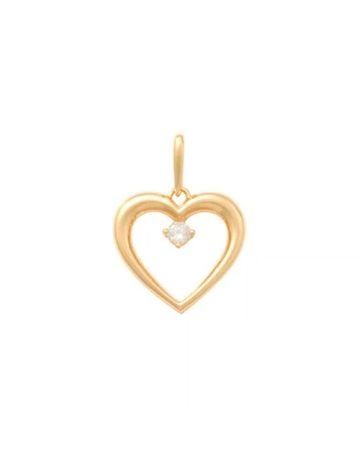 Goldener Herzanhänger JP800670-CZ