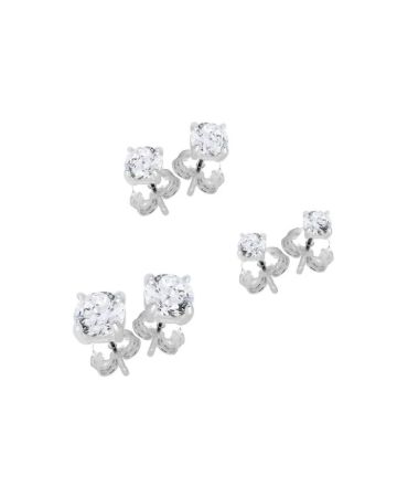 Silberohrringe-Set JT-241215 A-18