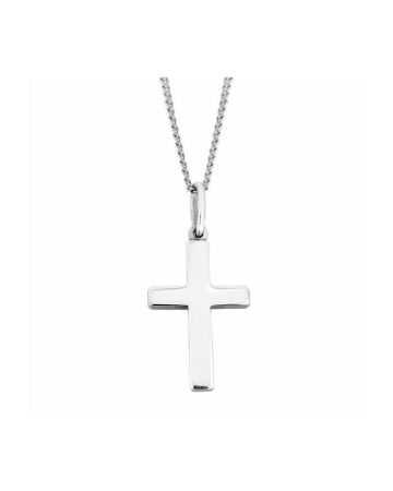 Hopeinen ristikaulakoru JTN1-280884
