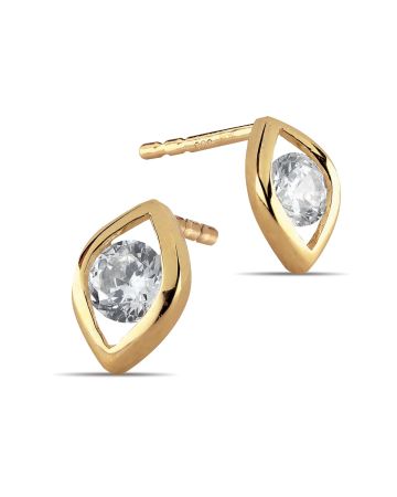 Kultaiset korvakorut K-E32376Z-1