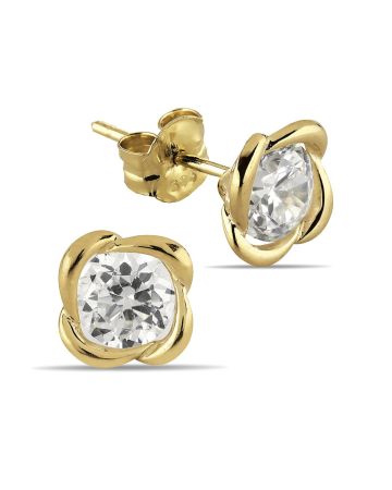 Kultaiset tappikorvakorut K-E34930Z-1