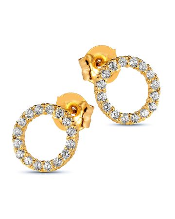 Gold Ohrringe K-E35254Z