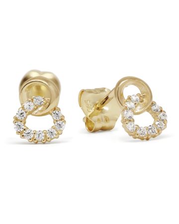 Kultaiset korvakorut K-E37406Z-1