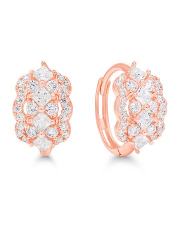 Punakultaiset rengaskorvakorut K-E40445ZRG