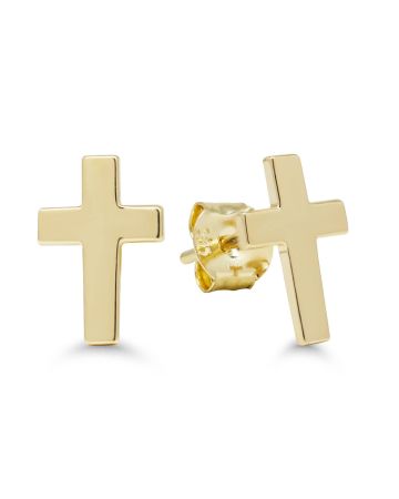 Gold KreuzenOhrringe K-E57520