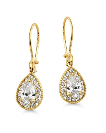 Kultaiset korvakorut / koukku K-E91970Z