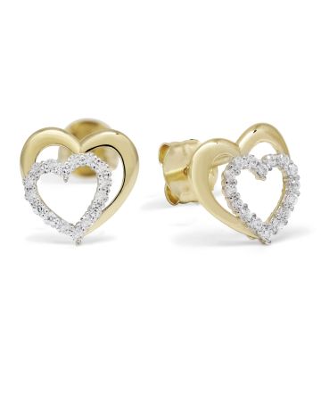 Gold HerzOhrringe K-E96751Z