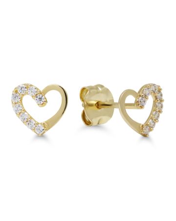 Gold HerzOhrringe K-E97397Z