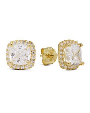 Kultaiset korvakorut, halo K-E99751Z-1