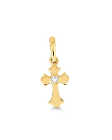Goldener Kreuzanhänger K-P61327Z