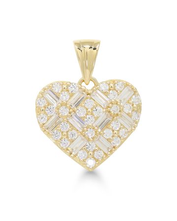 Kultainen riipus / sydän K-P71912Z