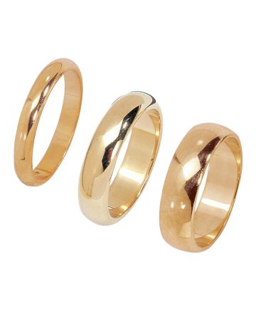 Kihlasormus / keltakulta 5mm