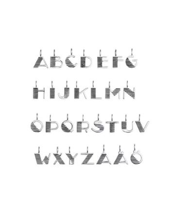 Efva Attling Love Letter kirjain riipus